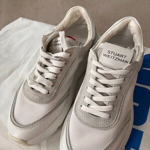 Stuart Weitzman White Sneakers
